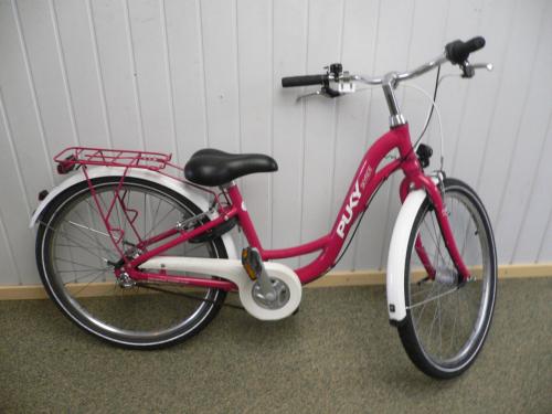 Gebruikte Puky Skyride meisjesfiets 24" 3 versnelling V-Brakes achter+voor