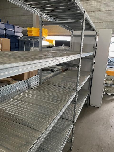 Gebruikte verzinkte magazijnstelling in diverse maten