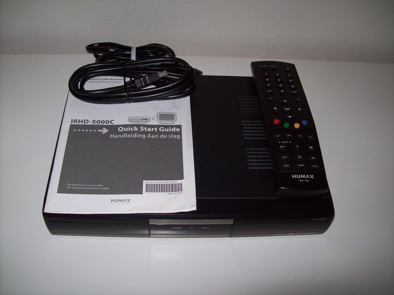 HUMAX 5000c FULL HD DECODER COMPLEET 15 €