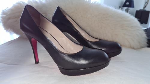 Luciano Padovan: Fraaie high heels zwart maat 41