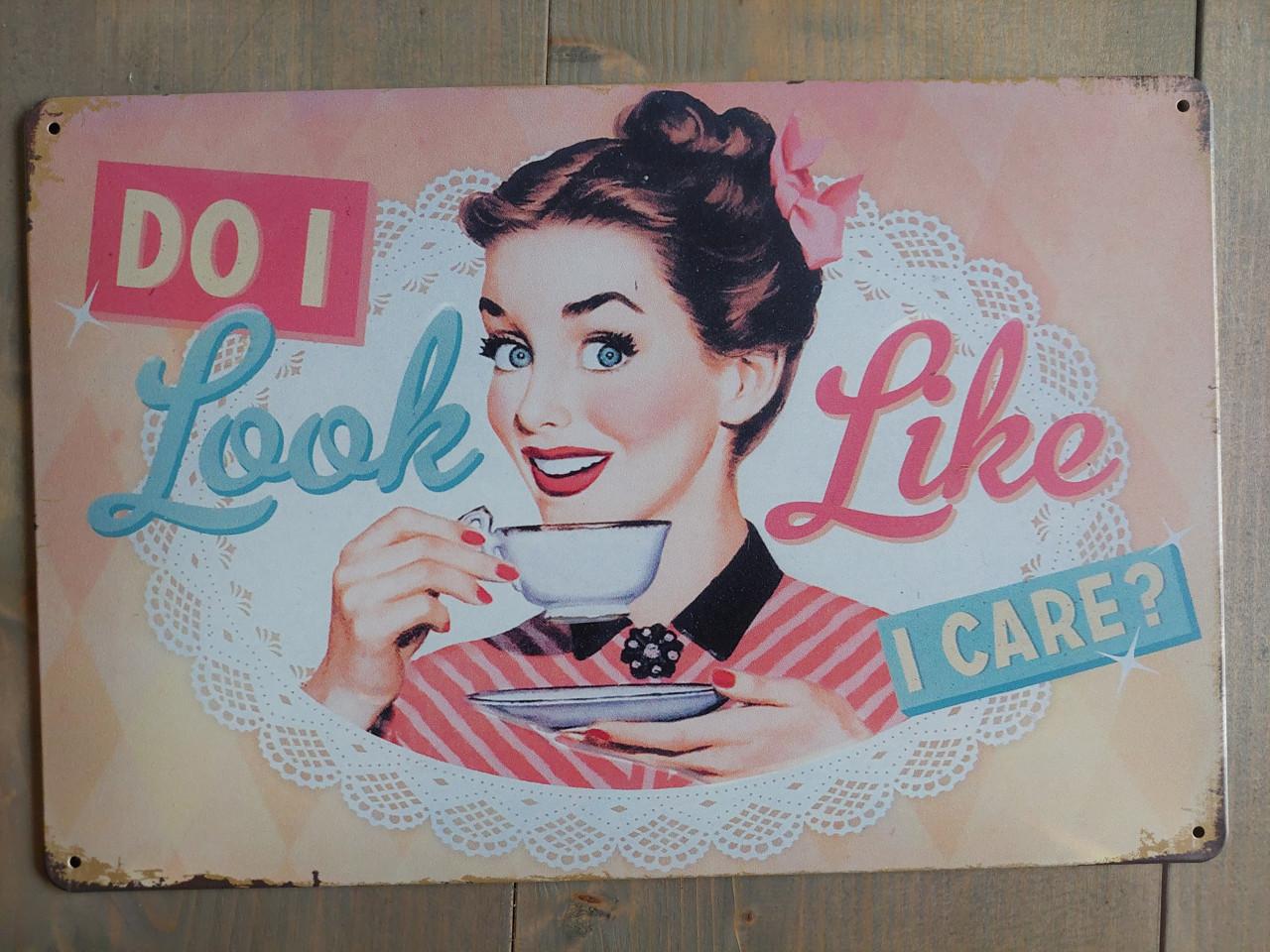 NIEUWE Metalen tekstborden, MOEDERDAG TIP