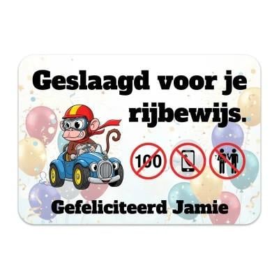 Geslaagd voor je rijbewijs