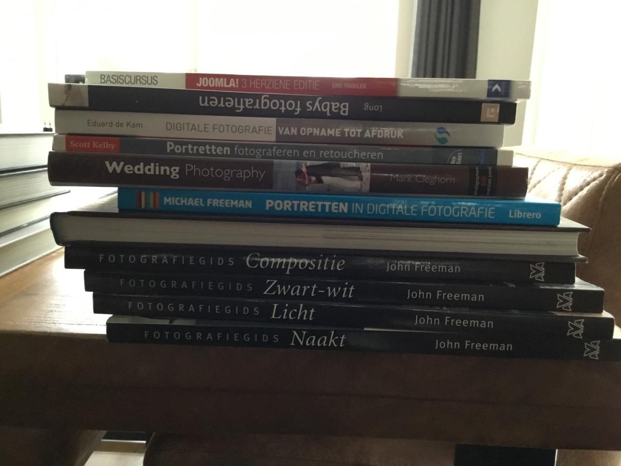 Diverse instructie fotografieboeken