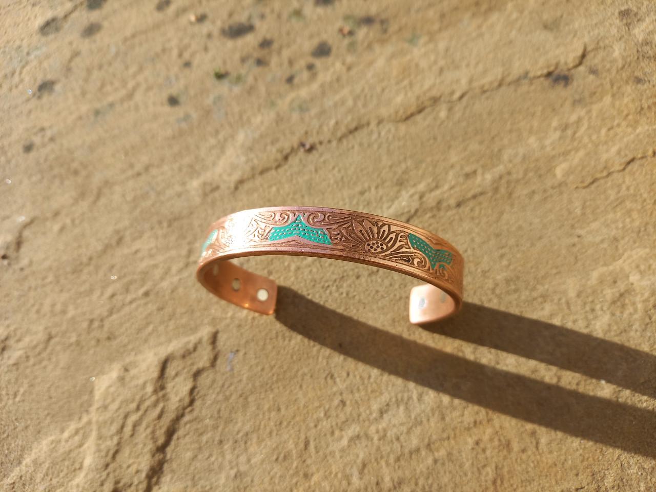 Koperen armband- nieuw
