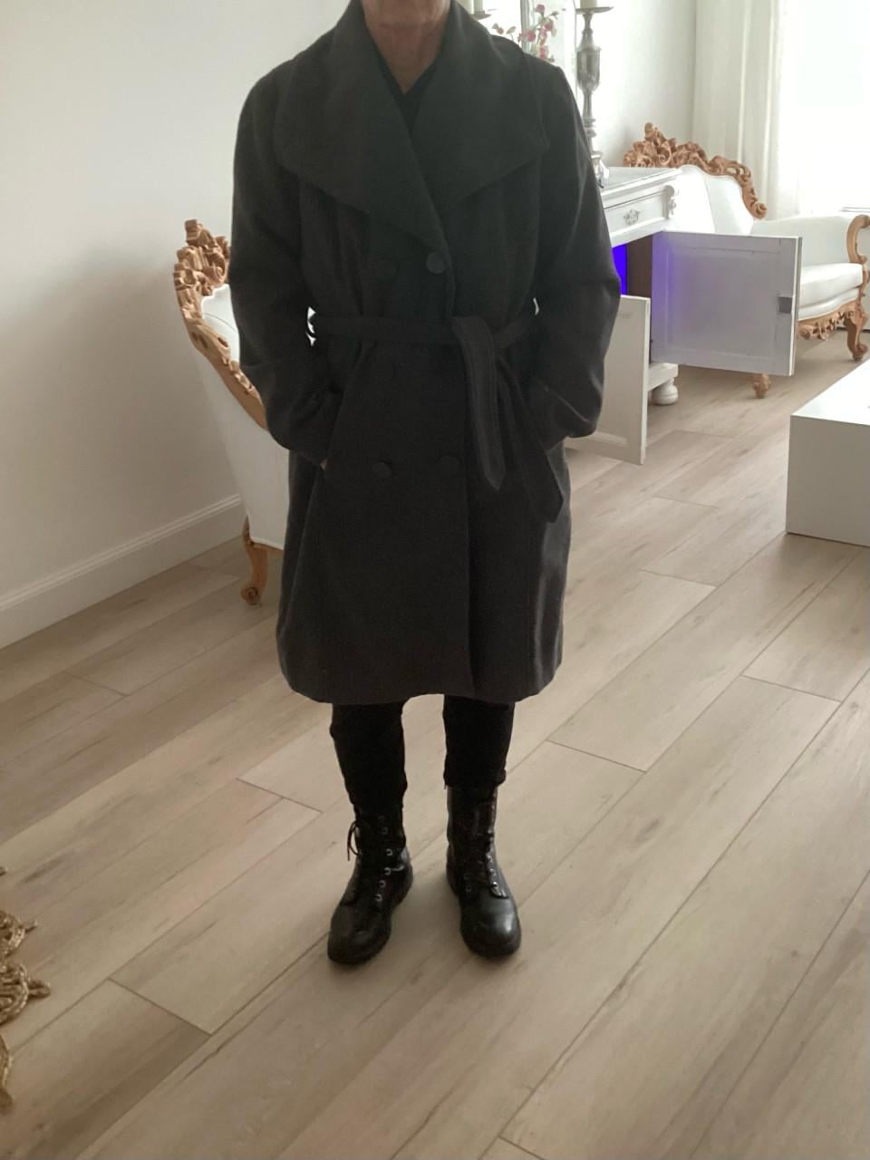 Winterjas zgan grijs maat 42