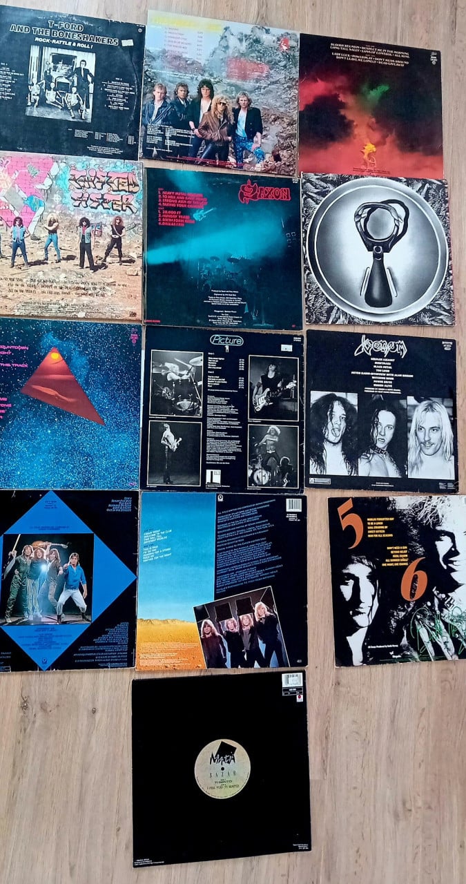 Hard rock, Heavy metal, rock enz Lp's