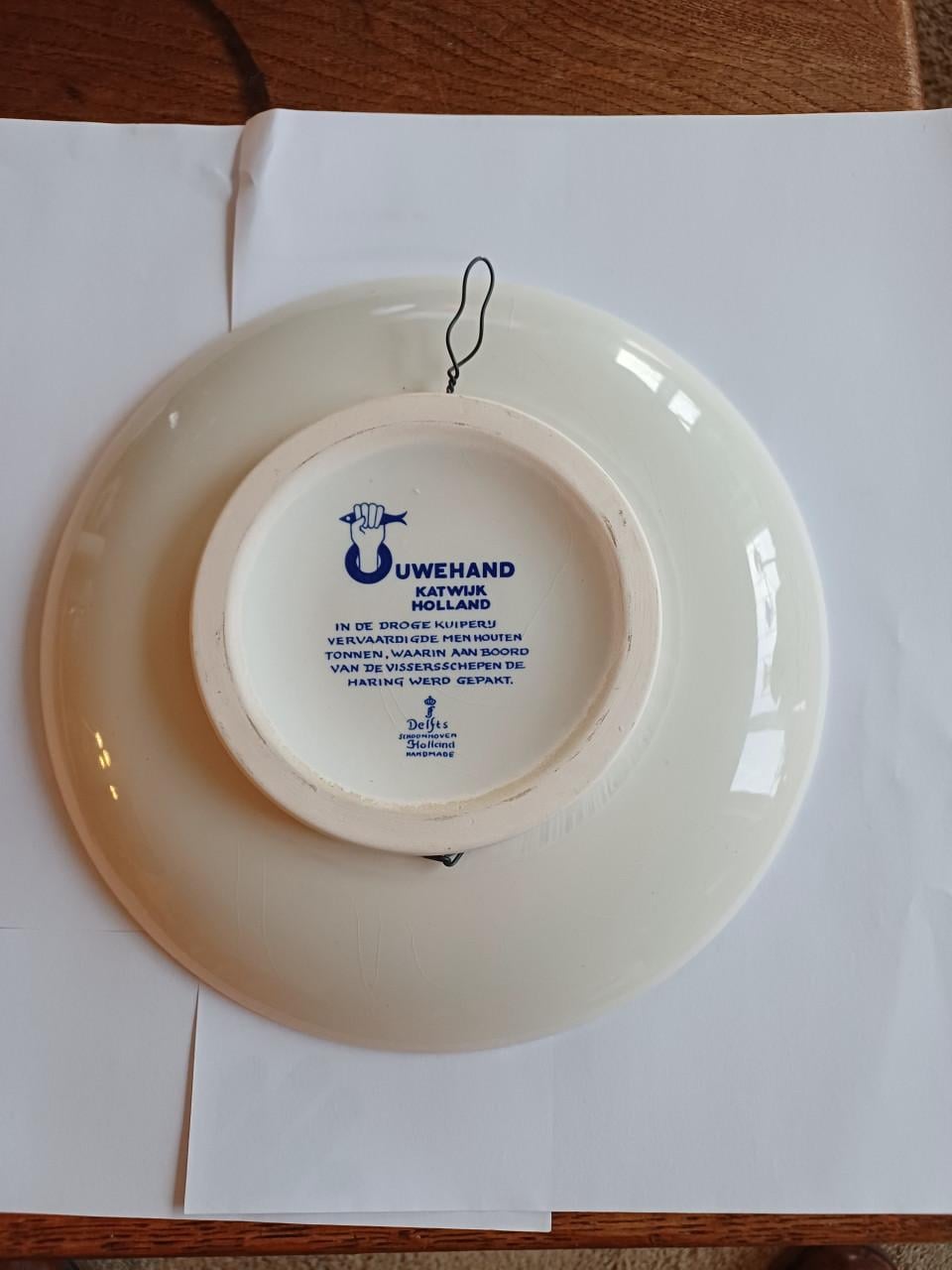 Orgineel Delfs Blauwe Bordjes met Certificaat van echtheid