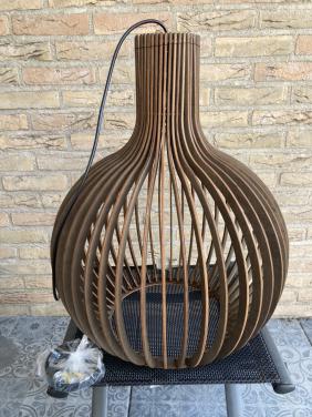 Houten design hanglamp