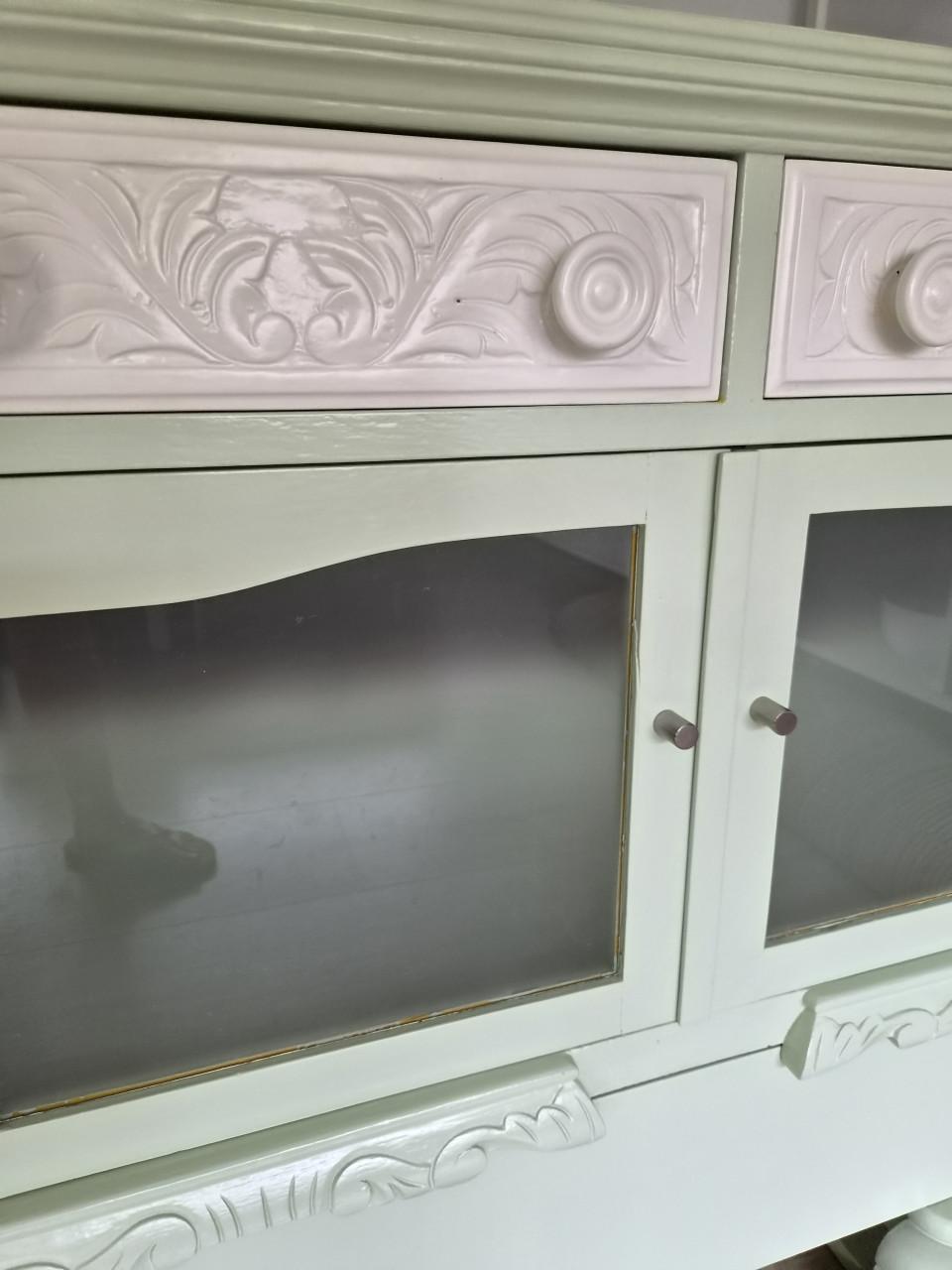 Vintage theekastje - omgebouwd tot commode 93x46x94cm