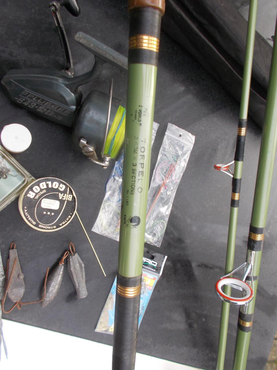 Complete  strand / zeehengelset in uitstekende staat