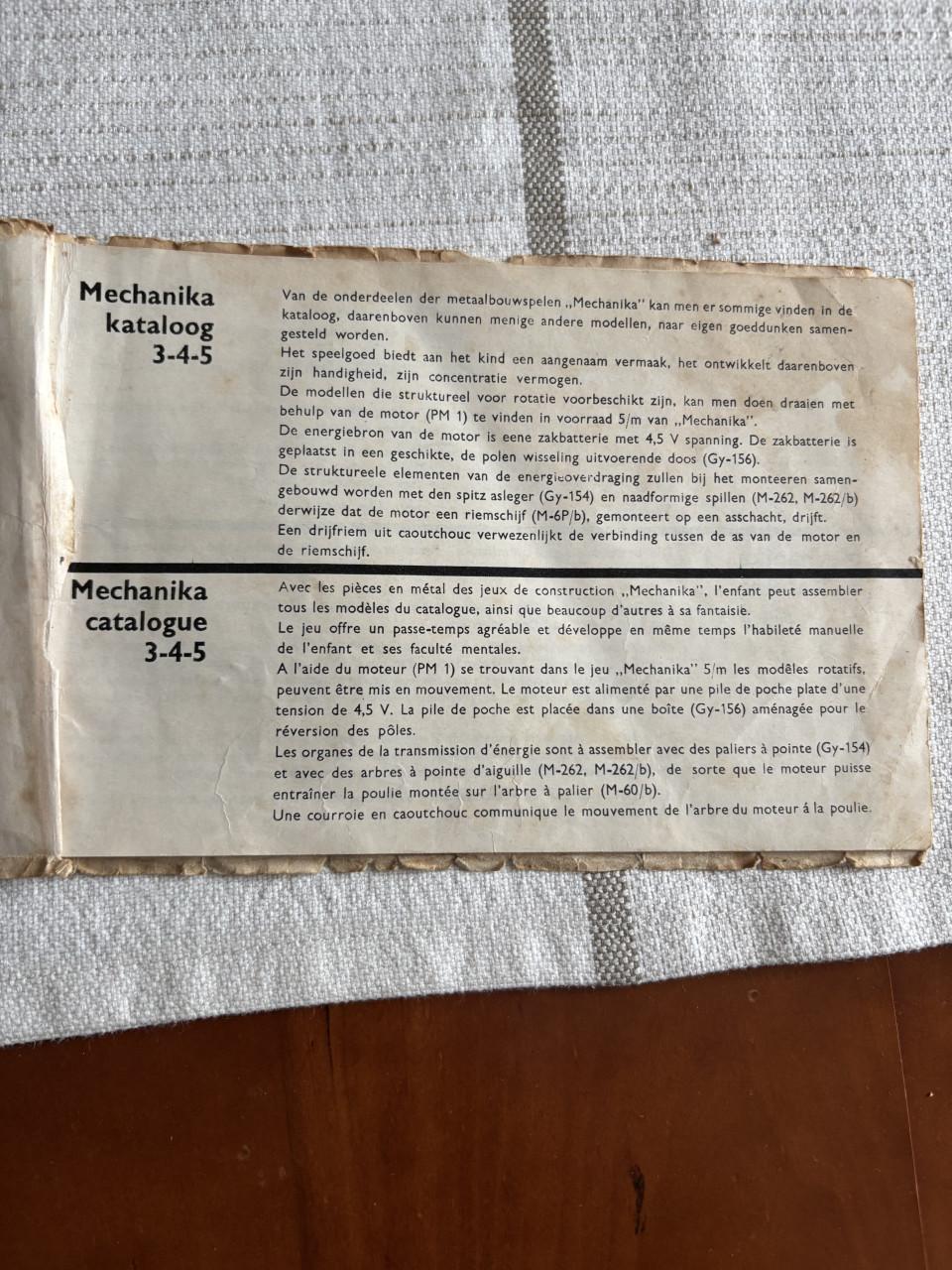 Oude Meccano (compleet in doos)