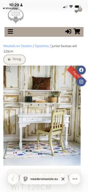 Bureau en stoel