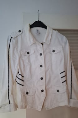Blazer creme kleur