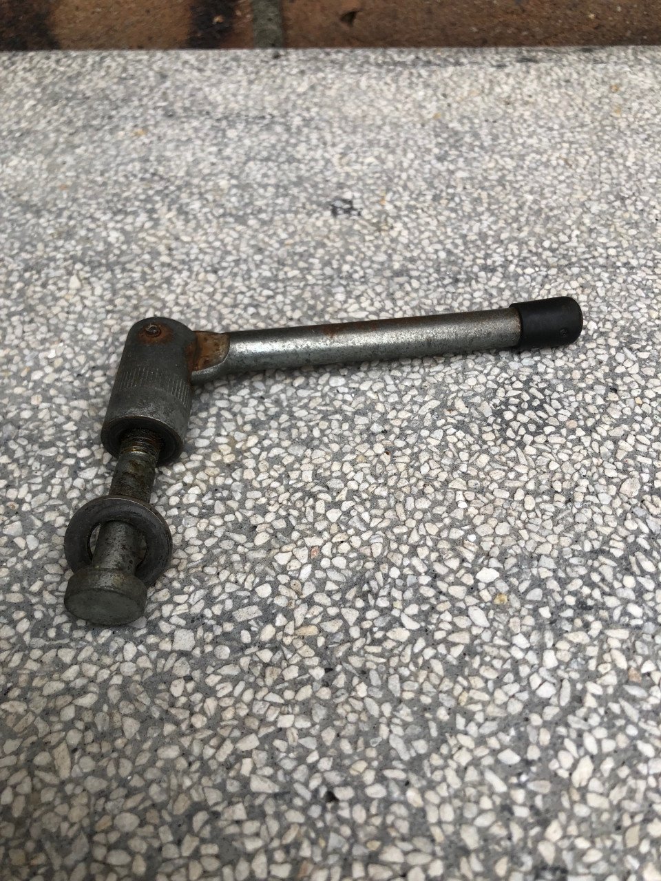 Zadel snelspanner.