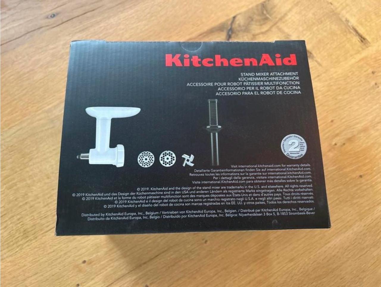 Kitchenaid accessoire vleesmolen nieuw in doos