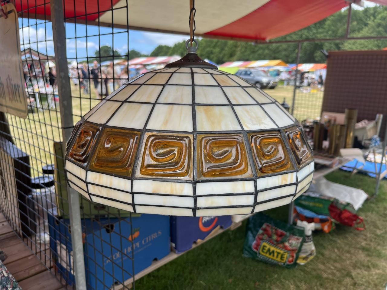 Tiffany hanglamp, glas in lood