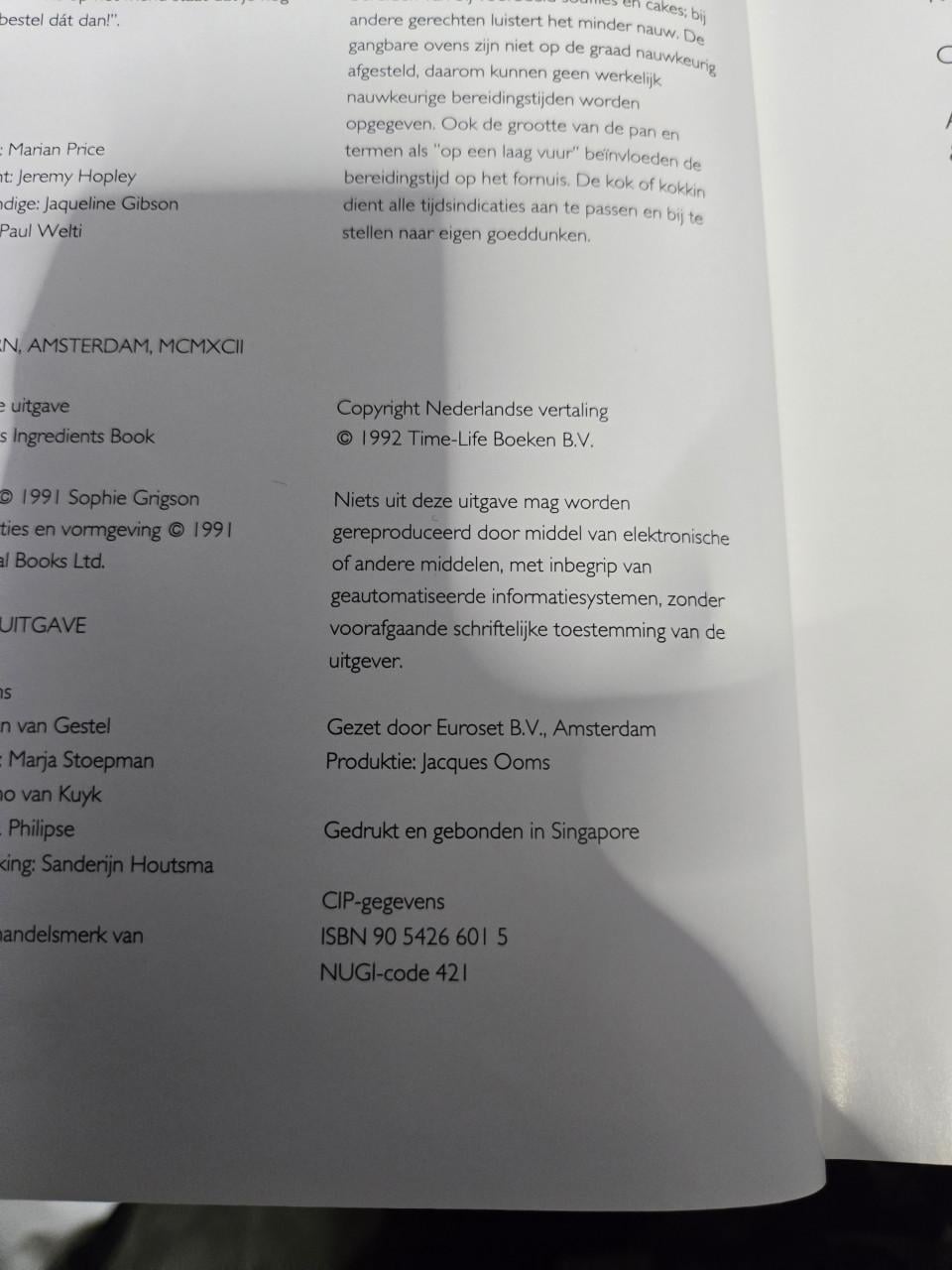 Kookboek Ingrediëntenwijzer: Smaken · Texturem · Recepten