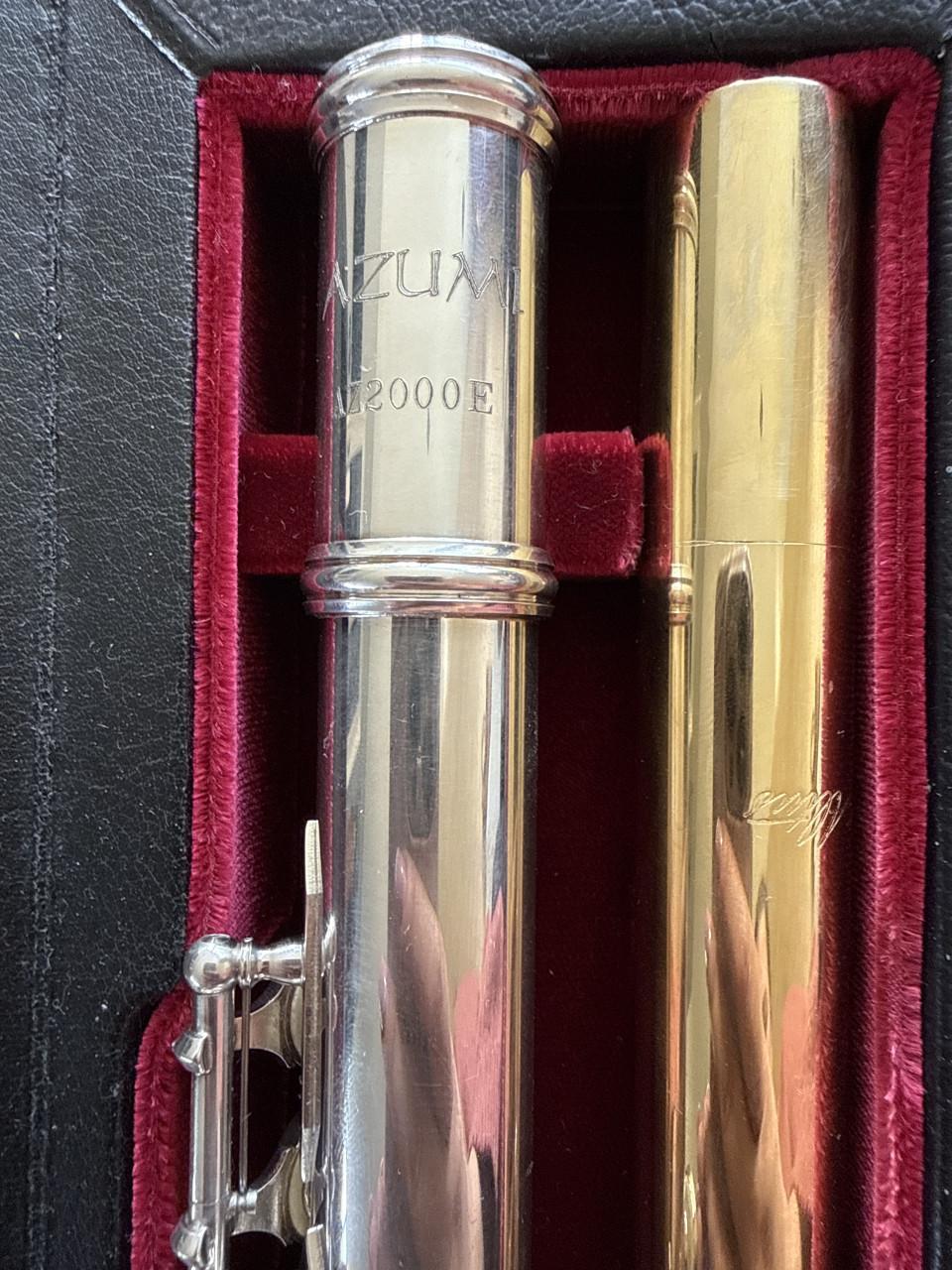 Dwarsfluit Azumi AZ2000E met vergulde ALTUS kop