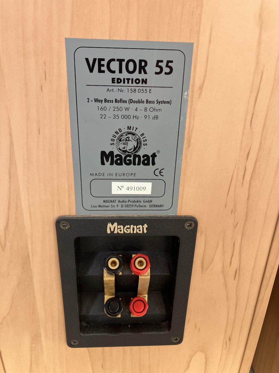 Magnat Vector 55 Edition erg goede prijs/kwaliteit makkelijk aanstuurbaar