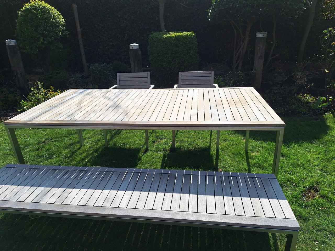 Teak & garden tuinset