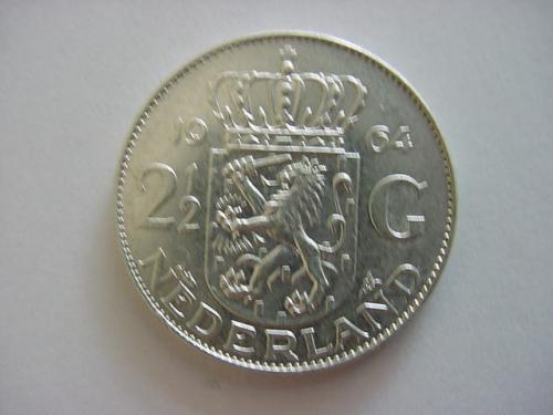 2½ Gulden 1964  Zilver
