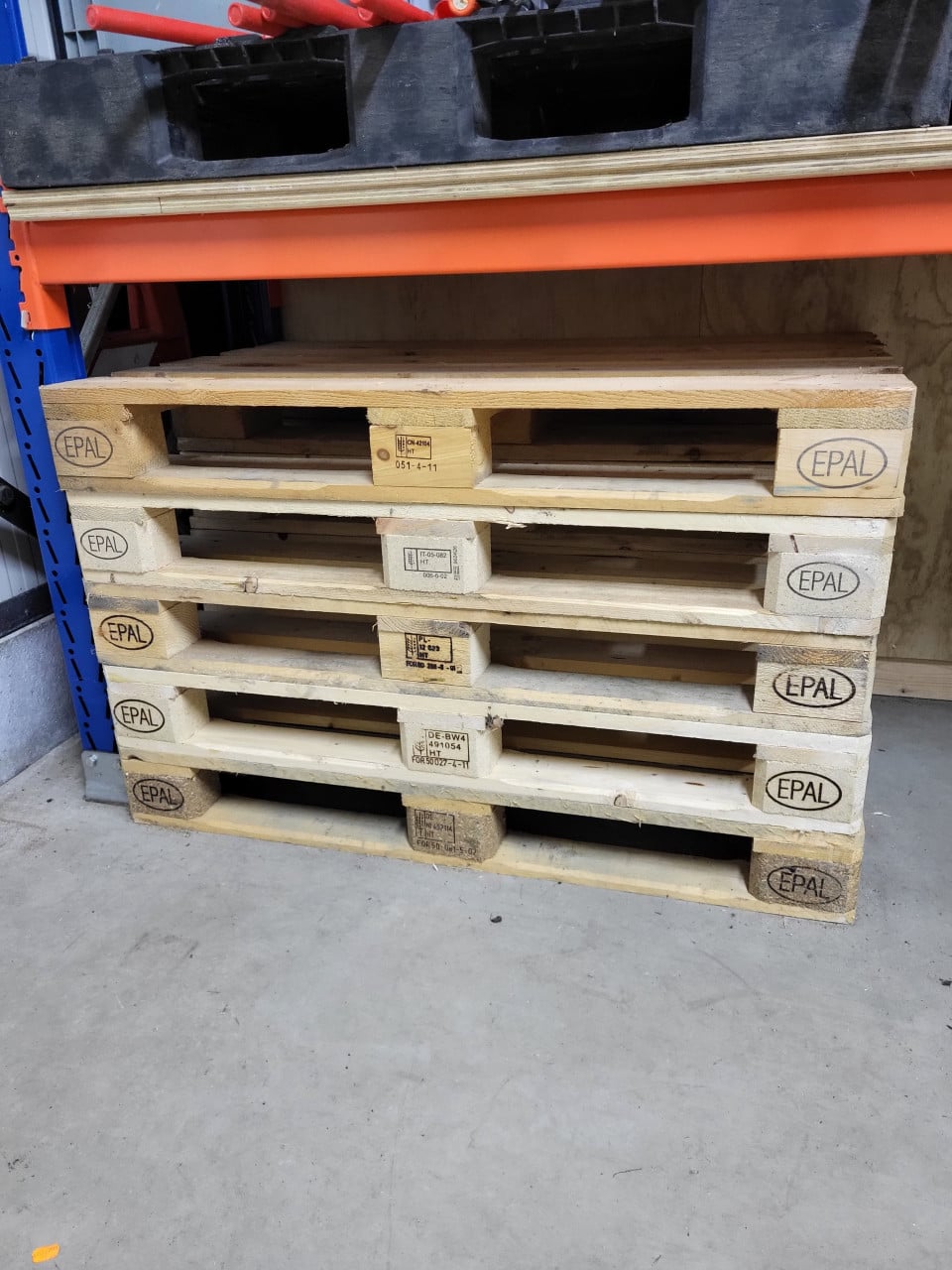 Europallets nieuw 5stuks