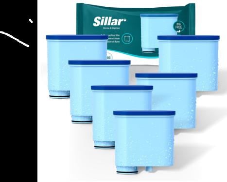 6x Water Filter voor koffie Machines van o.a. Philips Aquaclean en Saeco.
