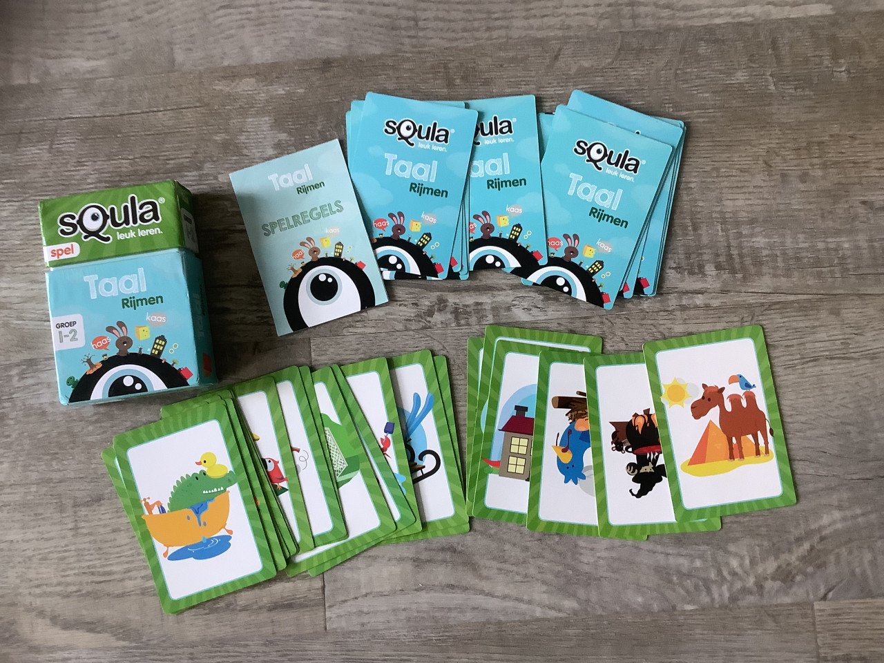Squla Leuk Leren - Taal Rijmen - Groep 1-2
