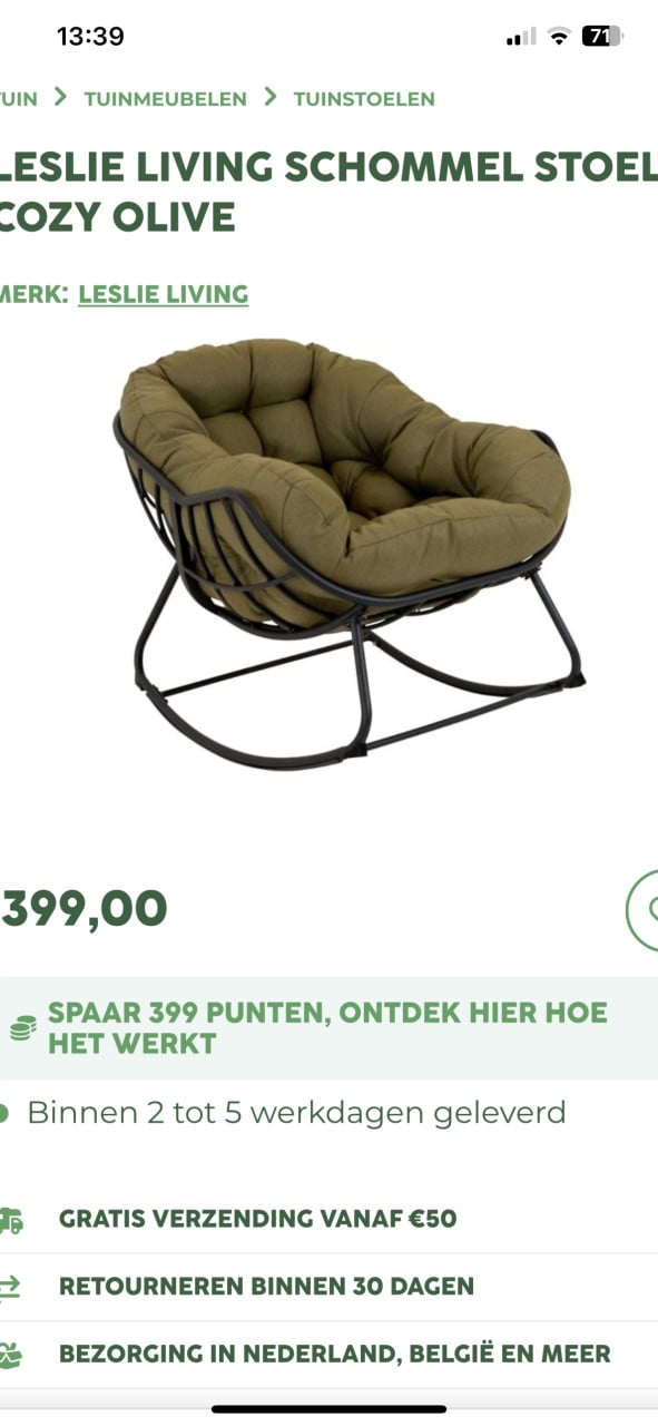 Tuinstoel