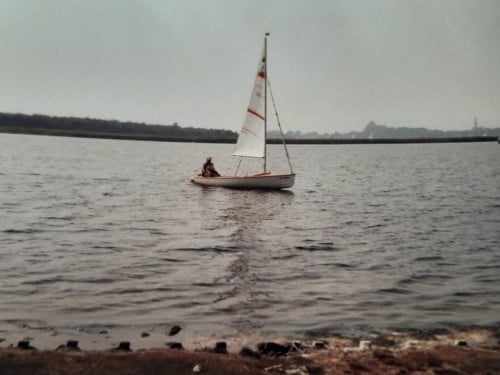 Zeilboot met trailer
