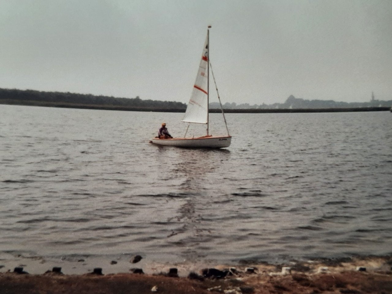 Zeilboot met trailer