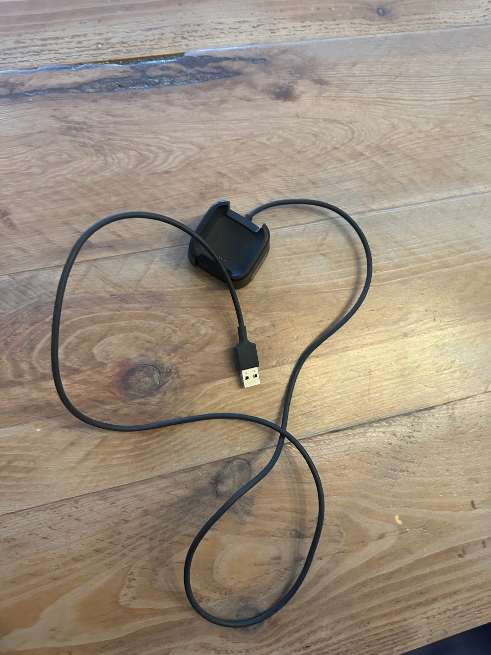Fitbit Versa met grijs bandje