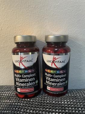 Nieuwe potjes lucovitaal multi+ compleet vitaminen en mineralen