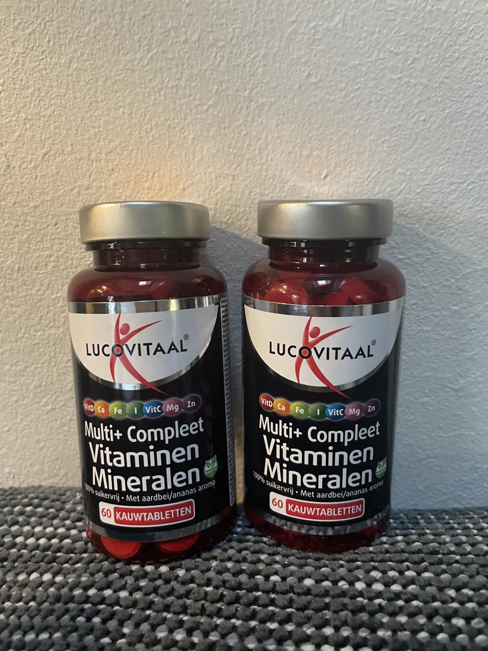 Nieuwe potjes lucovitaal multi+ compleet vitaminen en mineralen