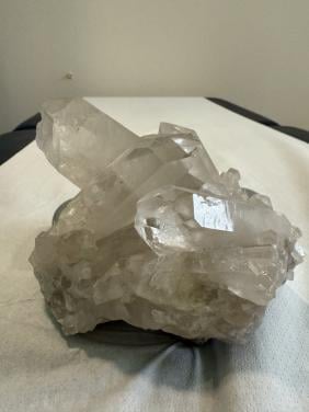 Mineralen: bergkristal grove cluster