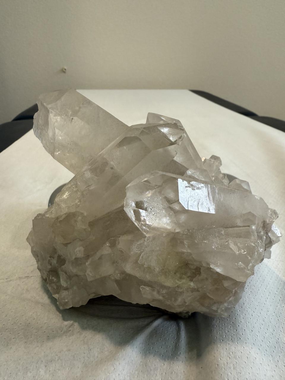 Mineralen: bergkristal grove cluster