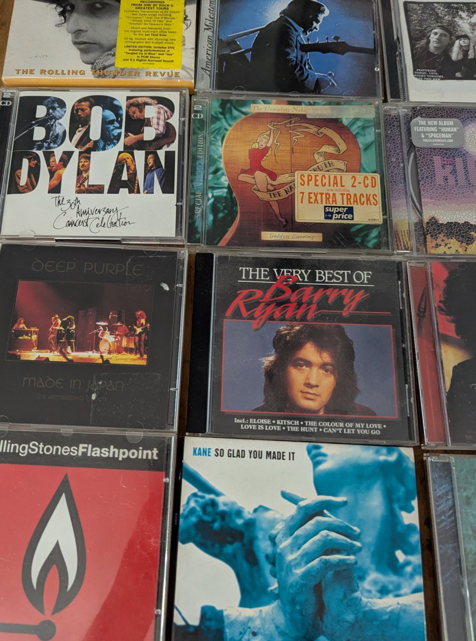 CD:Originele popmuziek ruim 58 CDs