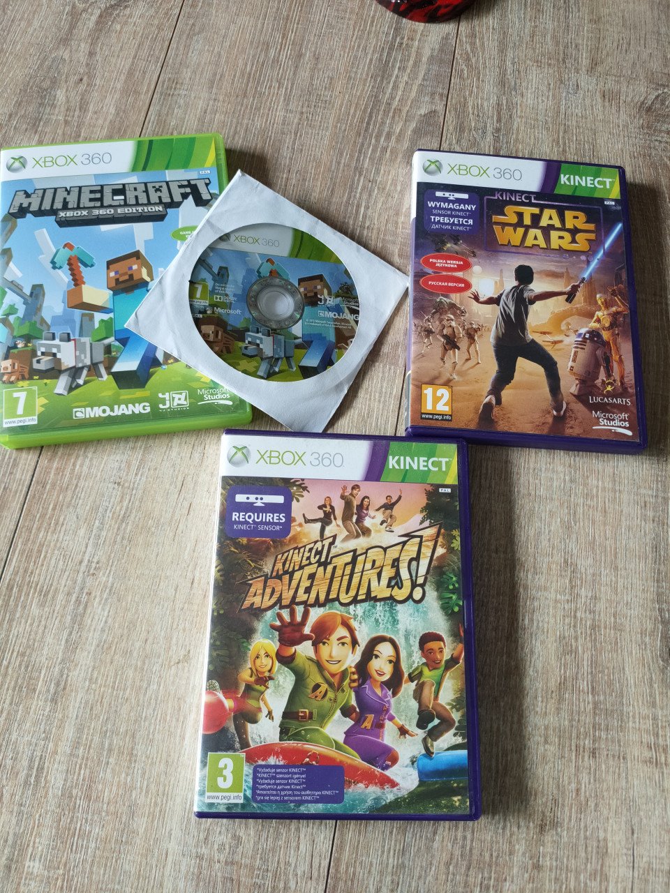 Xbox games, Harry Potter, Lego, Minecraft etc.