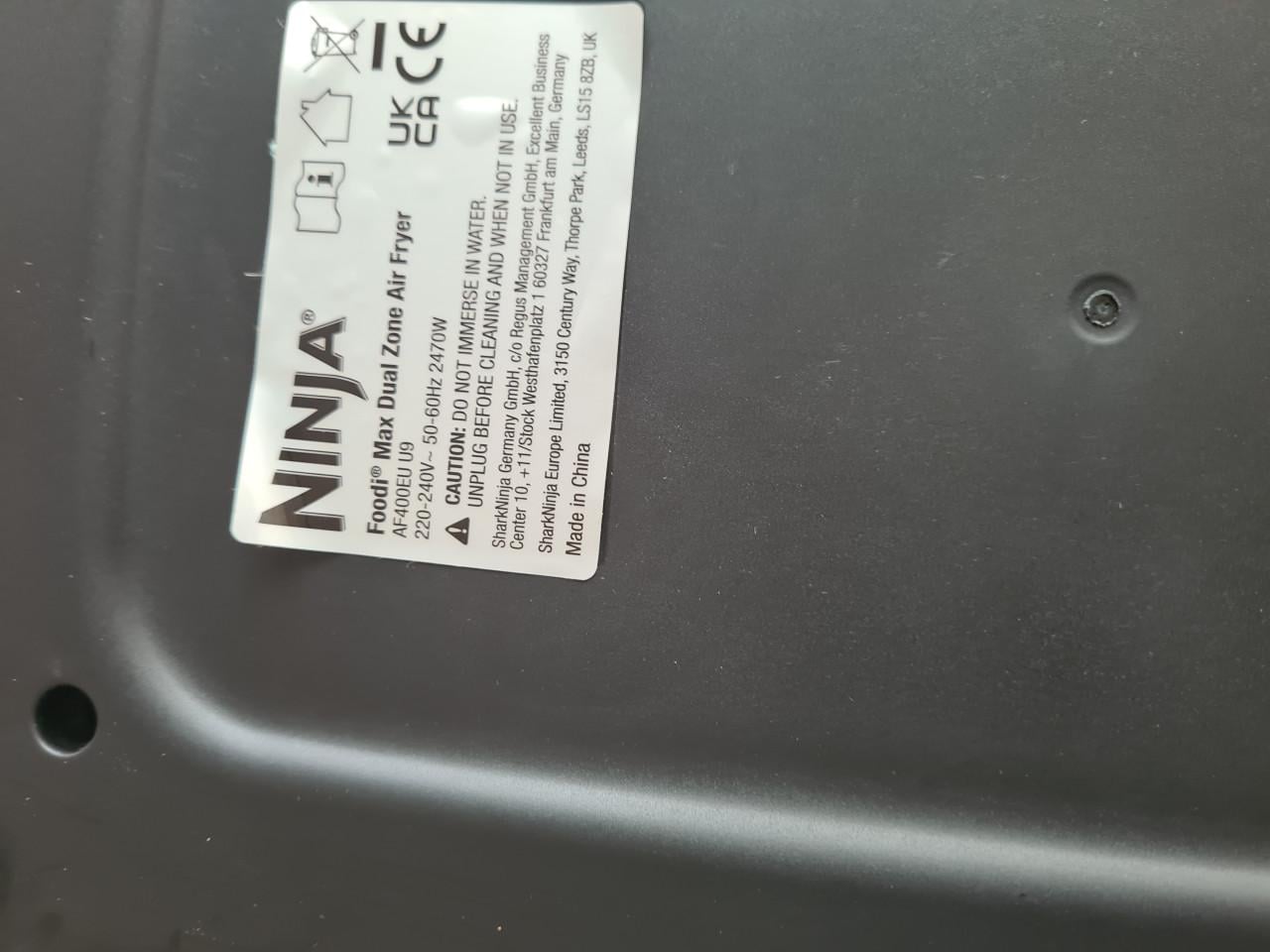 Airfryer Ninja Foodi MAX Dual Zone AF400EU