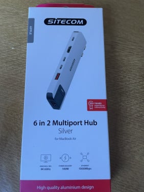 Multipoort hub Macbook air