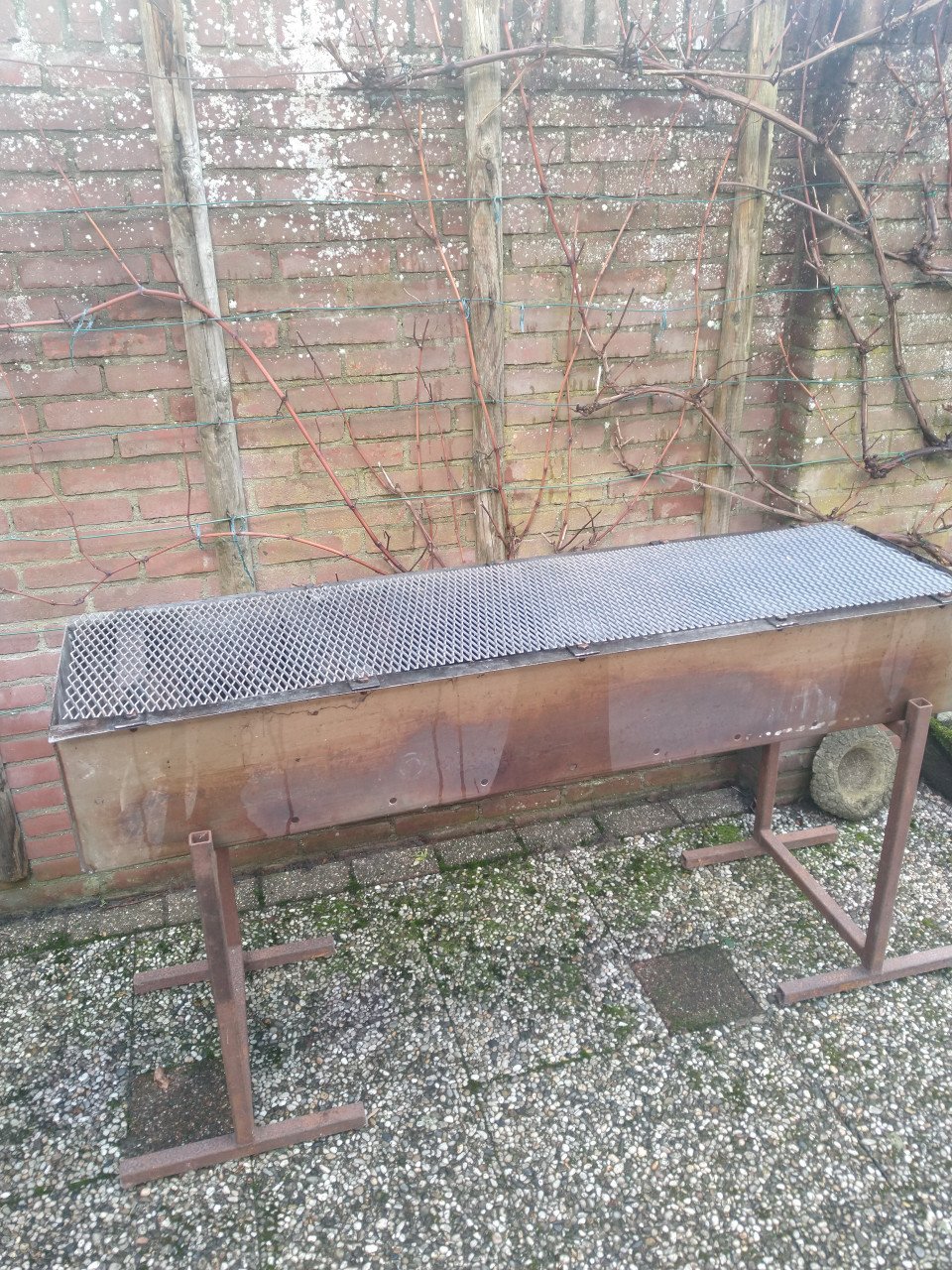 BB Q  rvs bak 150 cm
