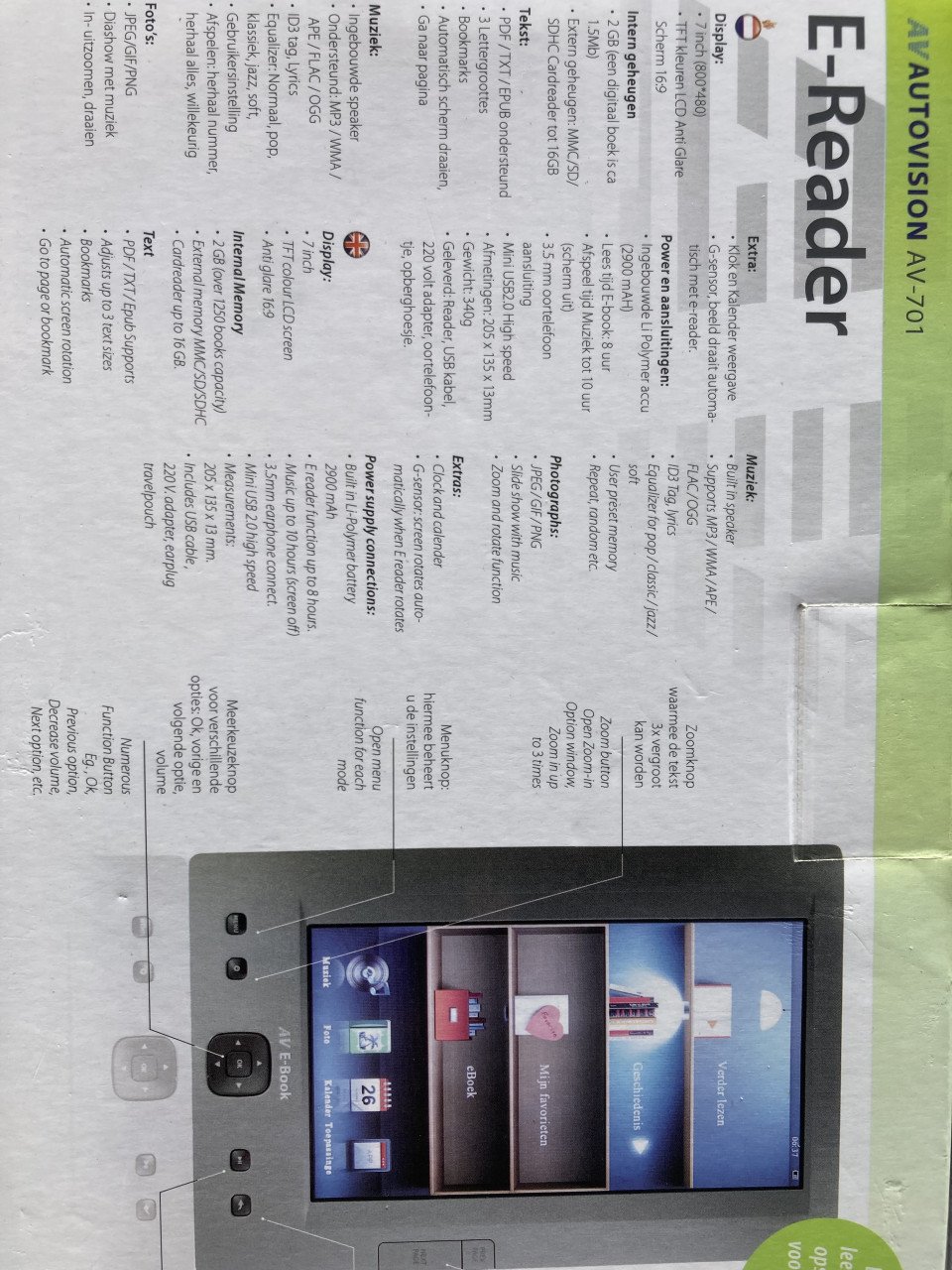 Autovision E-Reader