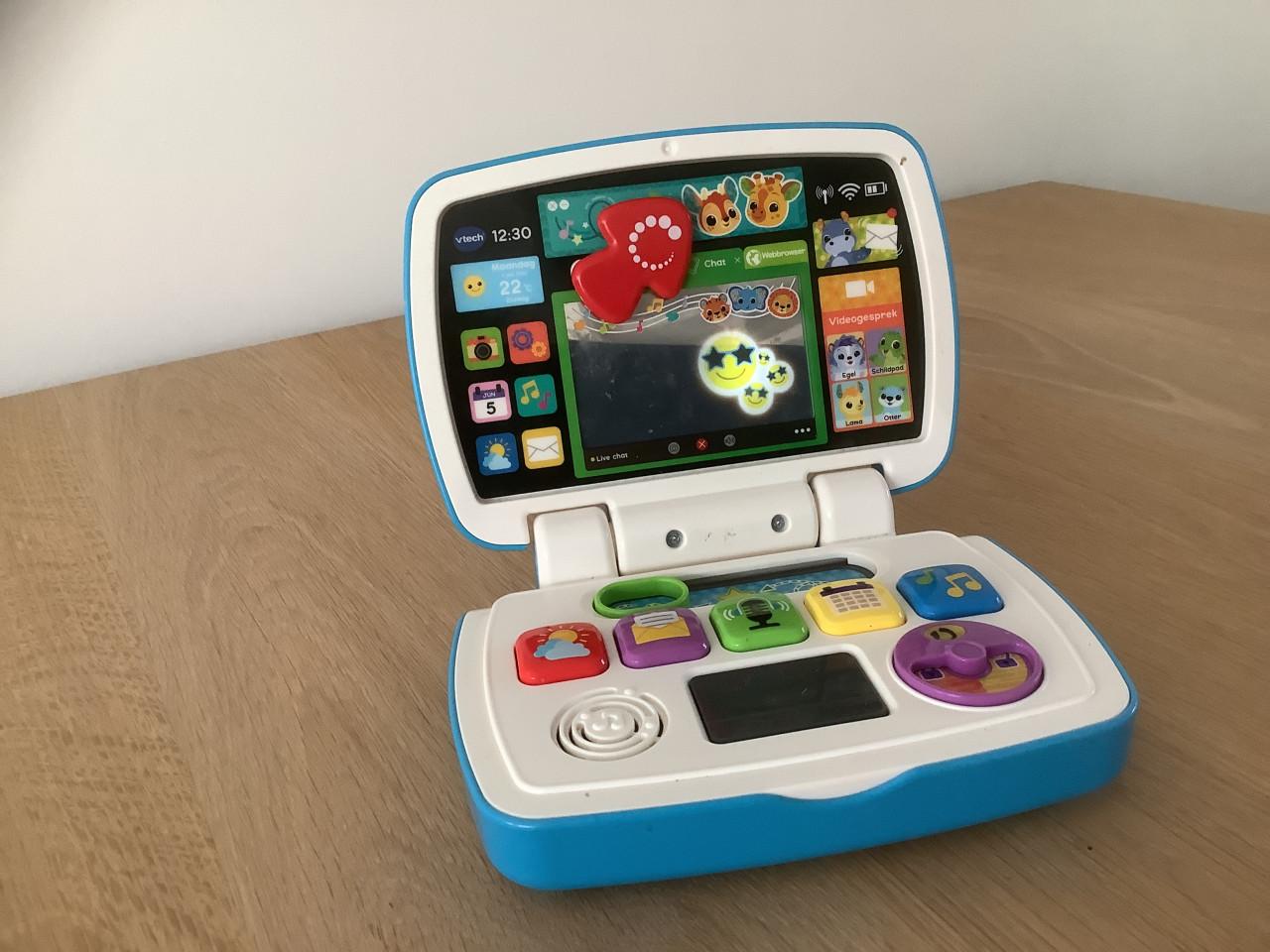 V Tech 1e Interactieve Laptop, met geluid en bewegende beelden