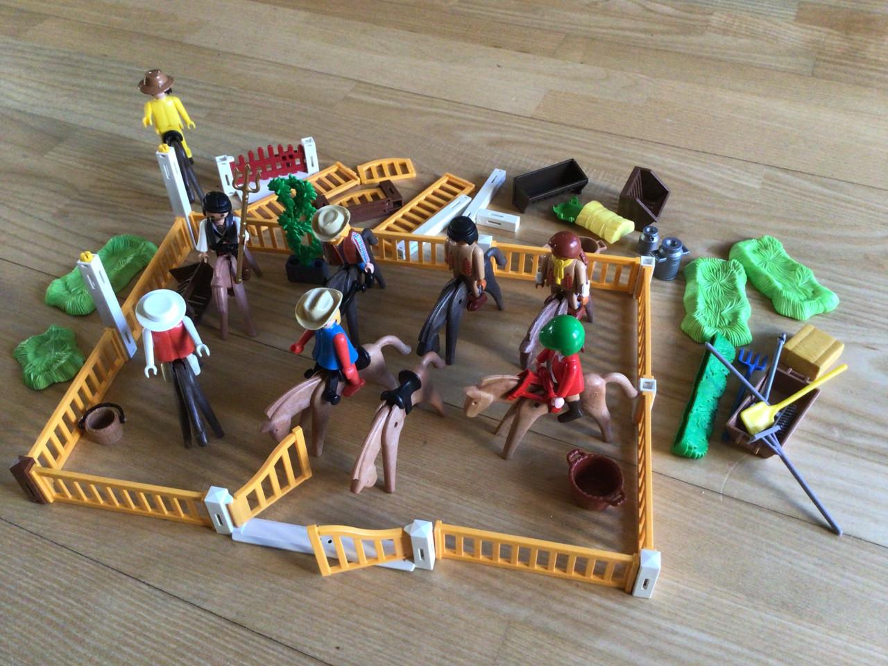 Vintage Playmobil met paarden