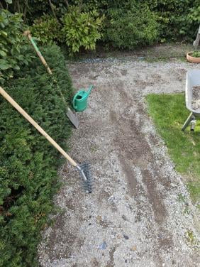 Schelpen halfverharding