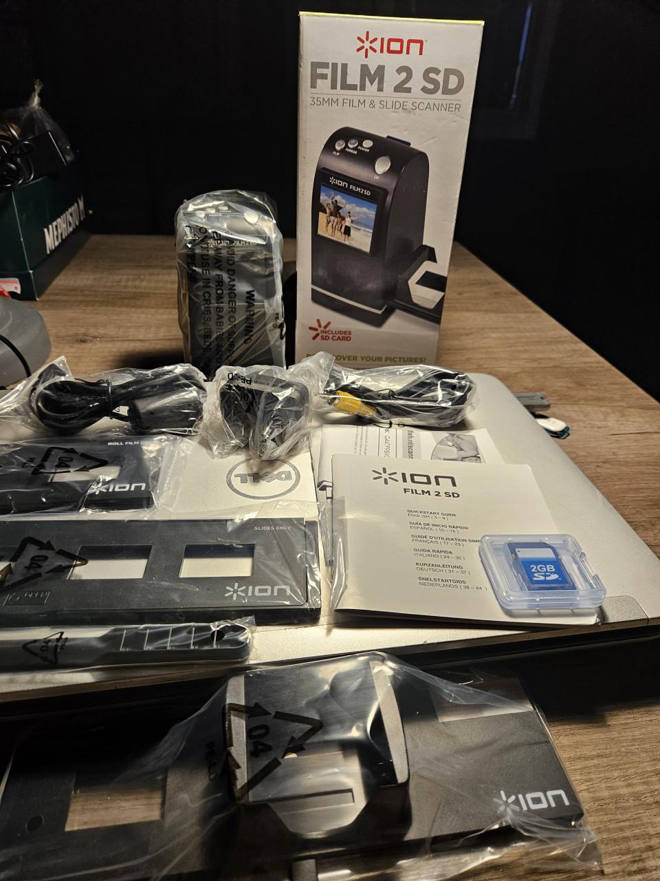 Nieuwe ION Film2SD 35 mm film en dia scanner met sd kaart...