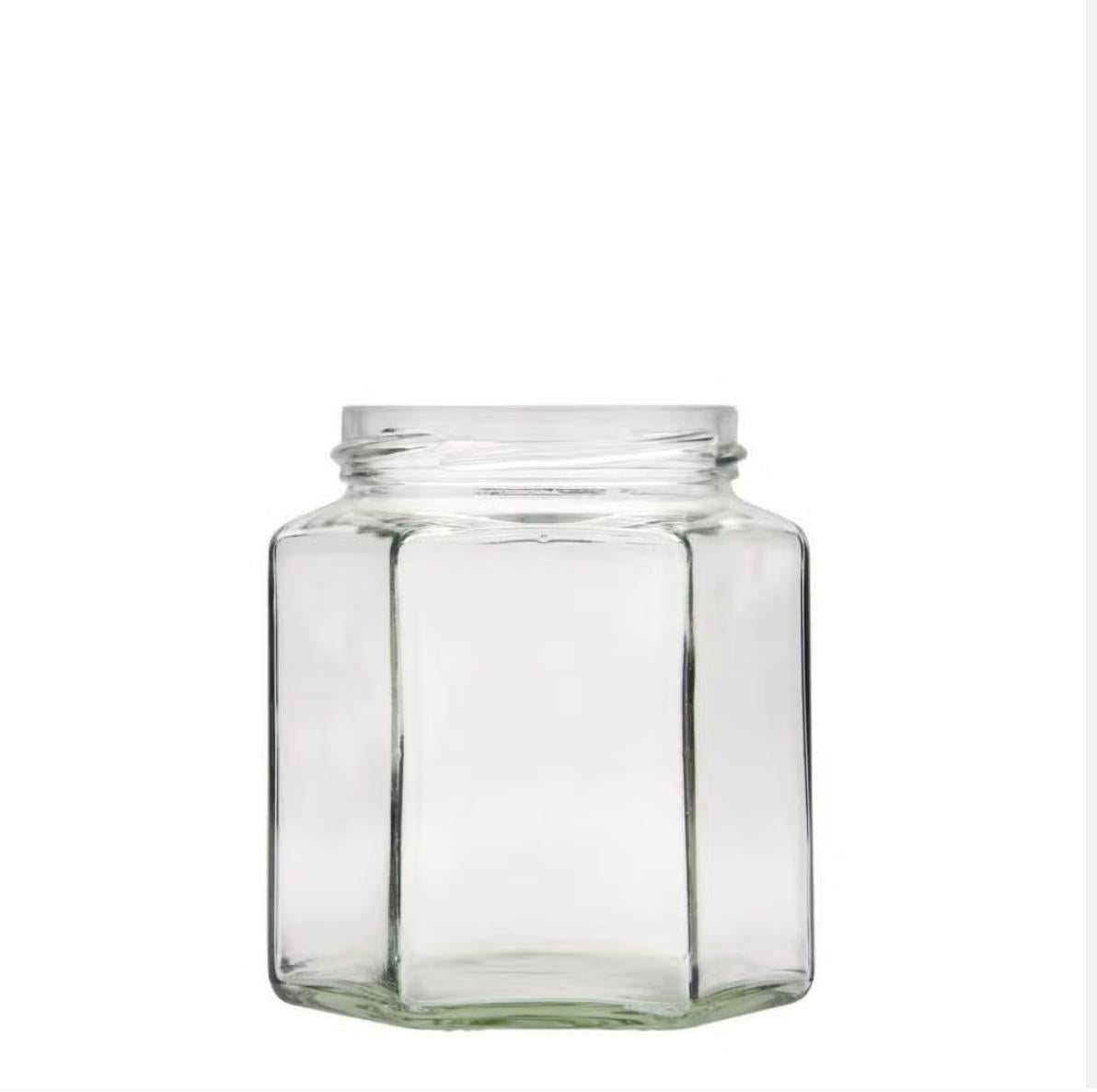 Partij glazen (jam/honing) potten (totaal 3164 stuks)