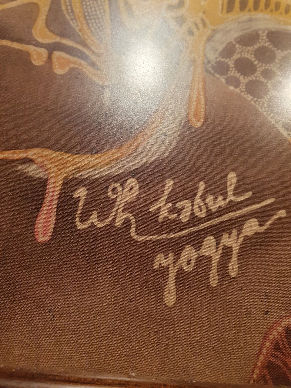 Leuk antiek kunstwerk(indonesié Java) Batik handgemaakt....