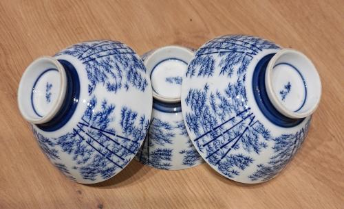 3 brocante schaaltjes