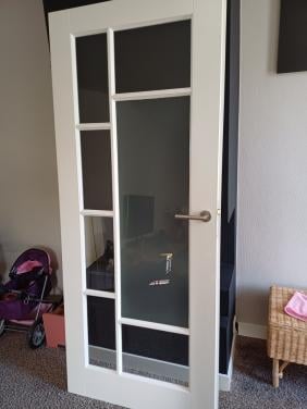 Binnendeur met glas